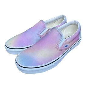 VANZ GIRLS PINK TIE-DYE SLIP ON SNEAKERS SIZE 7.5